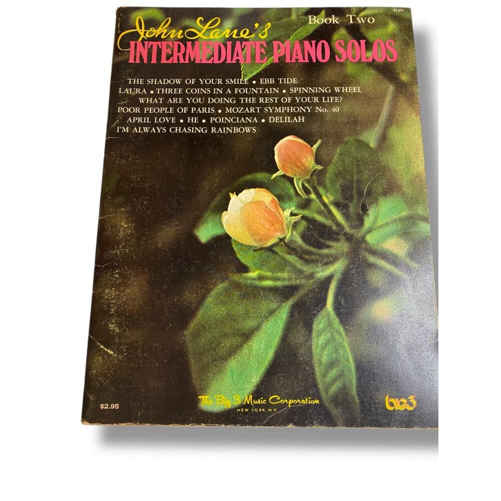 Vintage John Lanes Intermediate Piano Solos Book Two Big 3 - Picture 2 of 8
